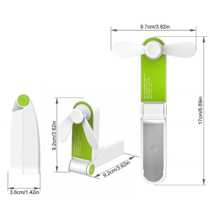 Rechargeable Portable Foldable Mini Fan | Stornfield