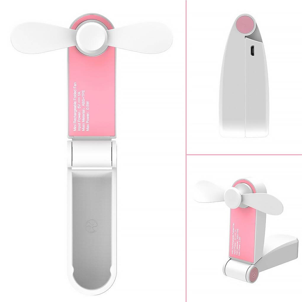 Rechargeable Portable Foldable Mini Fan | Stornfield