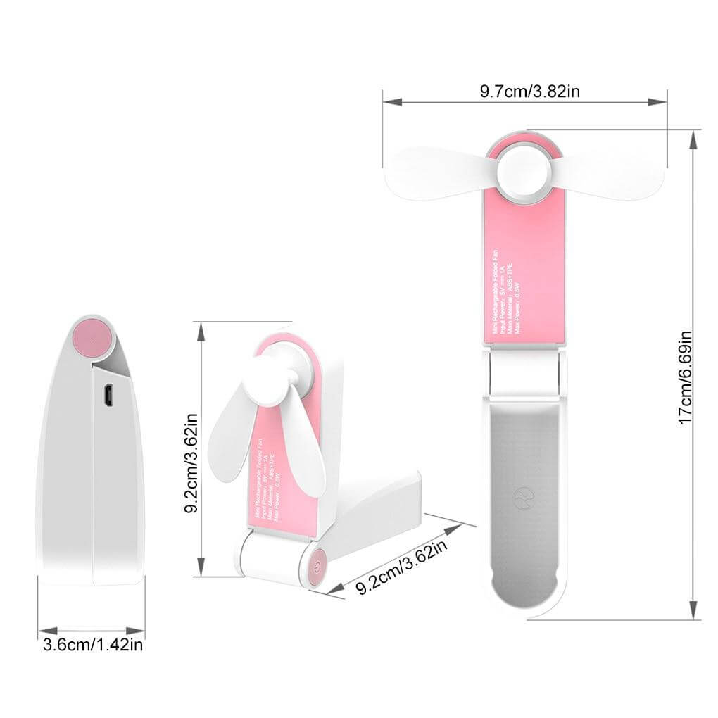 Rechargeable Portable Foldable Mini Fan | Stornfield