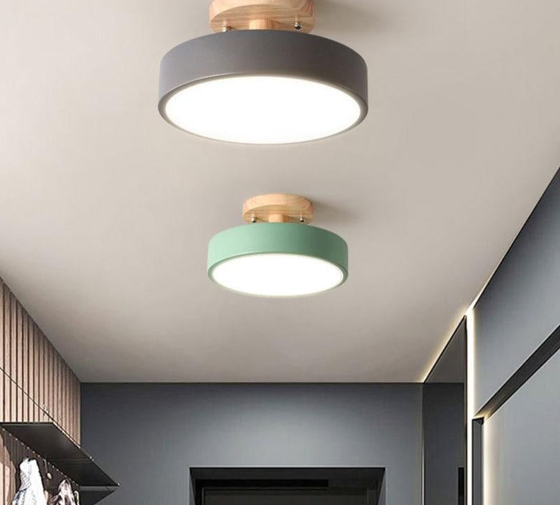 Colorful Nordic LED Ceiling Lamp | Stornfield