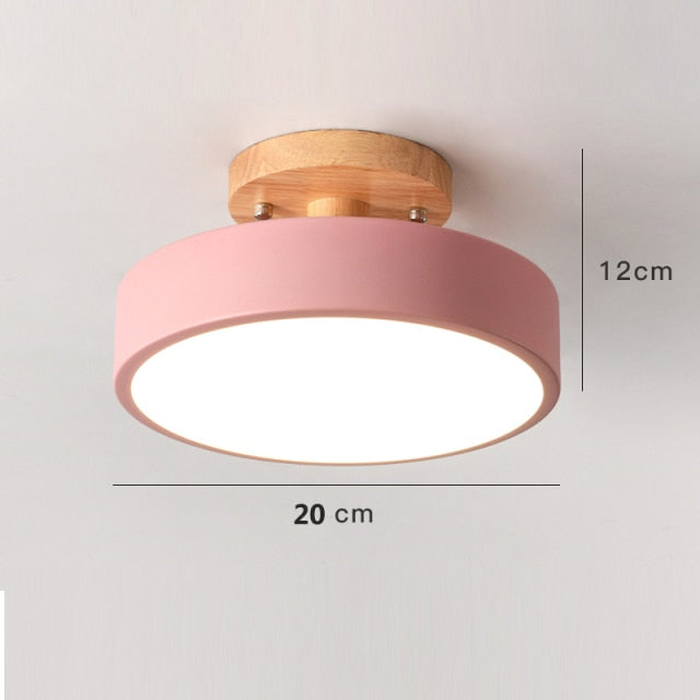 Colorful Nordic LED Ceiling Lamp | Stornfield