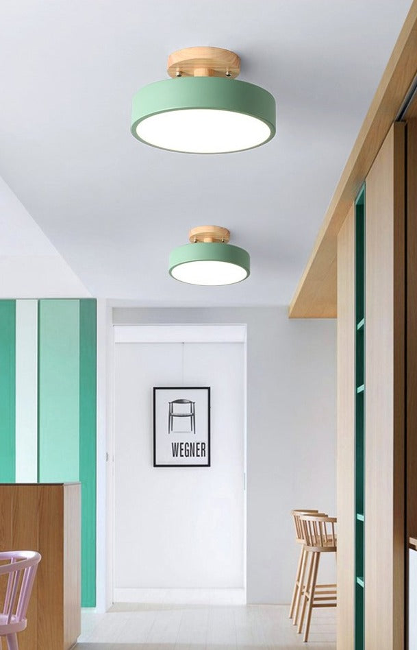 Colorful Nordic LED Ceiling Lamp | Stornfield