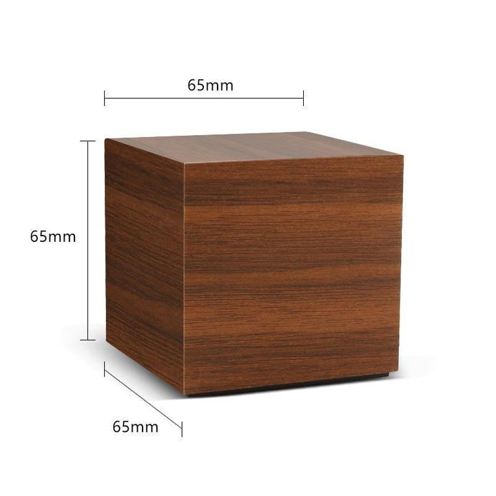 Stornfield | Wooden Cube LED Alarm Clock