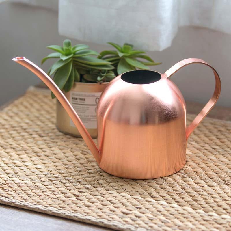 Stornfield | AquaGrace Stainless Steel Watering Can with Flexible Spout | Modern Design | Perfect Watering | Rust-Resistant