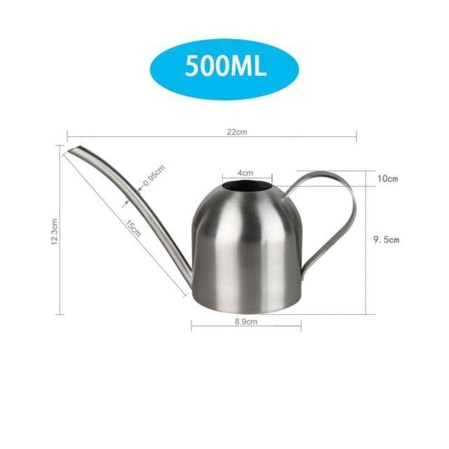 Stornfield | AquaGrace Stainless Steel Watering Can with Flexible Spout | Modern Design | Perfect Watering | Rust-Resistant