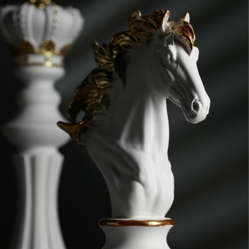 Luxury Chess Statue Home Decor | Stornfield