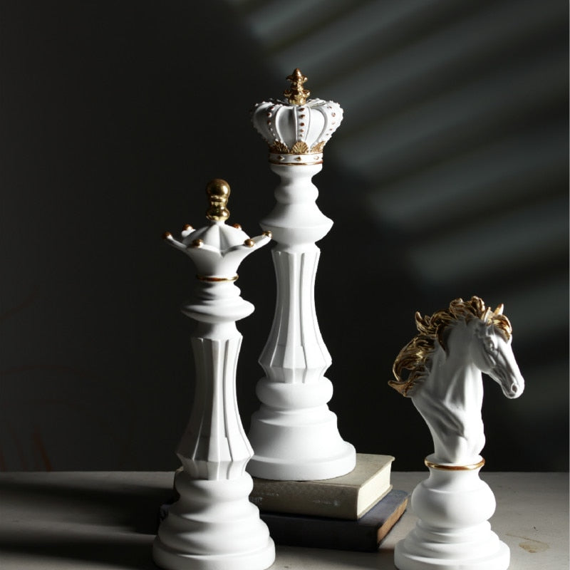 Luxury Chess Statue Home Decor | Stornfield