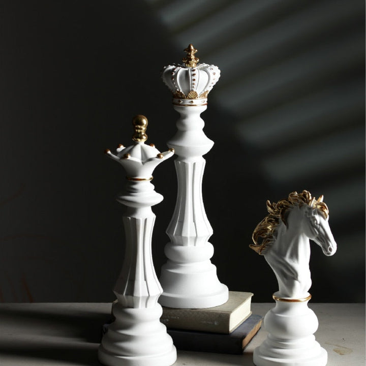 Luxury Chess Statue Home Decor | Stornfield