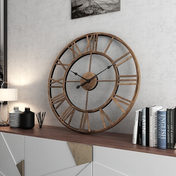 Stornfield | Large 3D Roman Numeral Wall Clock