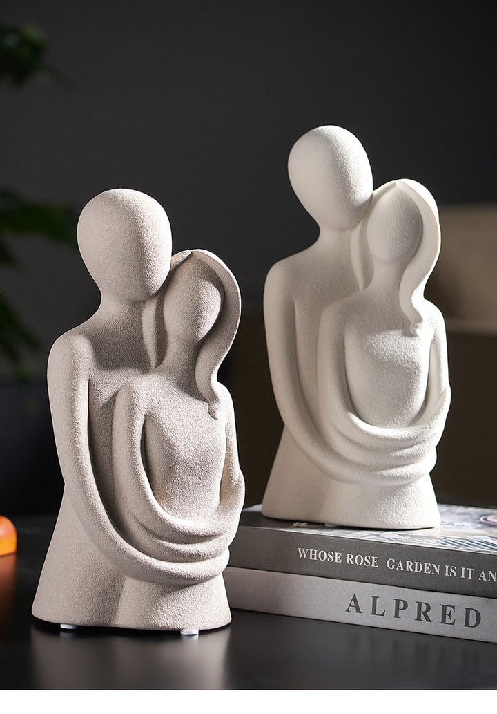 Nordic Abstract Thinker Resin Statue Sculpture | Stornfield