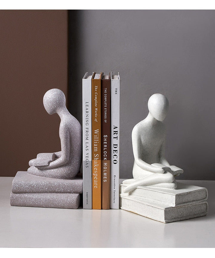 Nordic Abstract Thinker Resin Statue Sculpture | Stornfield