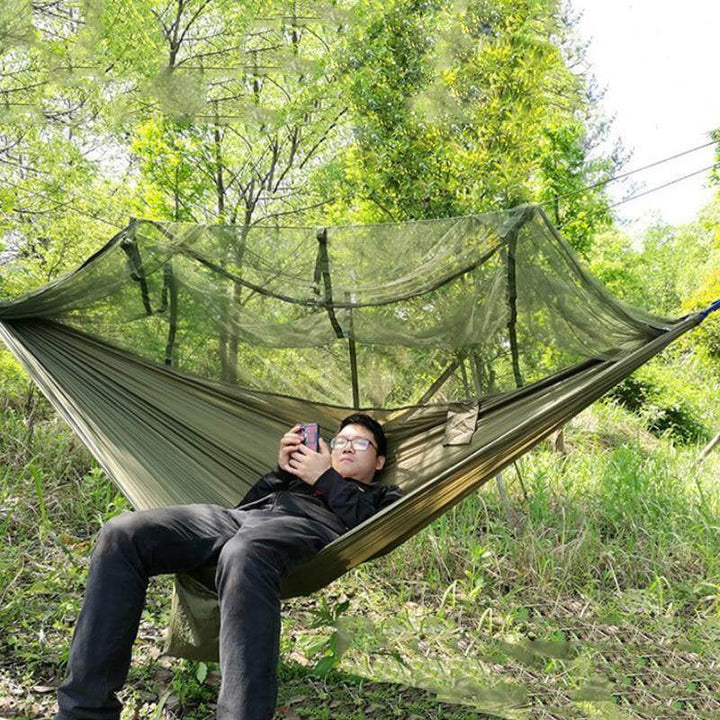 Portable Adventure Camping Outdoor Mosquito Net Hammock | Stornfield