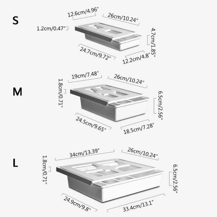 Stornfield | Adhesive Under-Counter Drawer Organizer