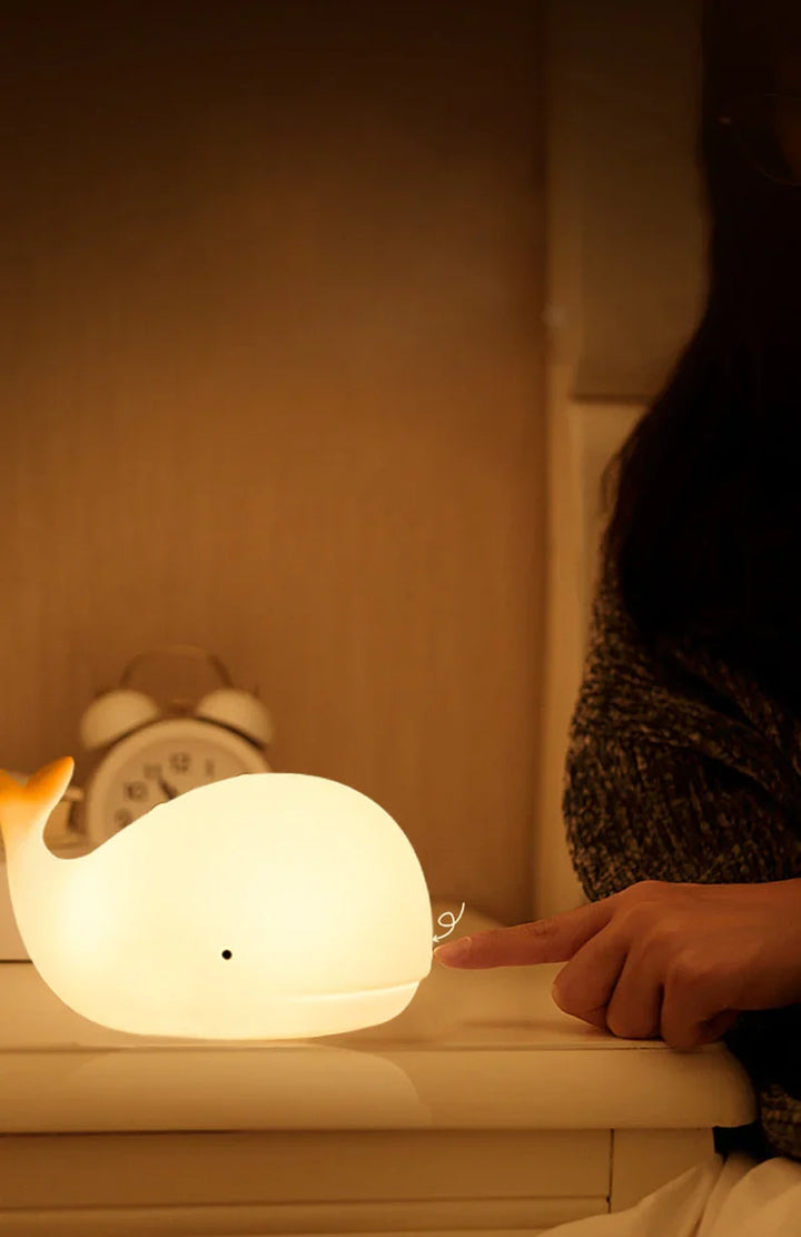 Cute Whale Night Light with Color Change - GlowWhale | Stornfield