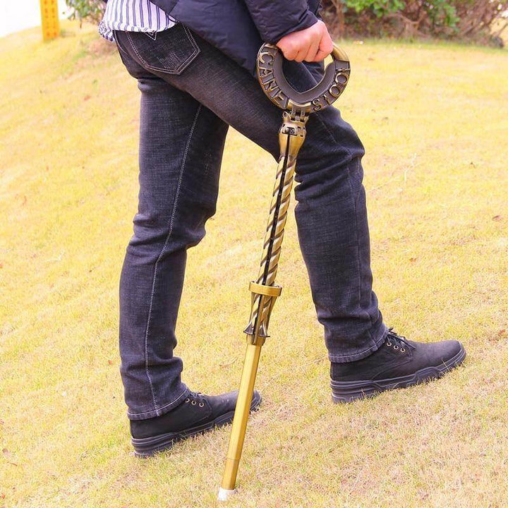 Outdoor Folding Two-in-one Walking Stick Stool | Stornfield
