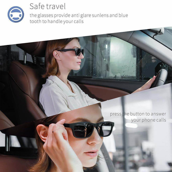 Smart Bluetooth Built-in Speaker Headset Glasses | Stornfield