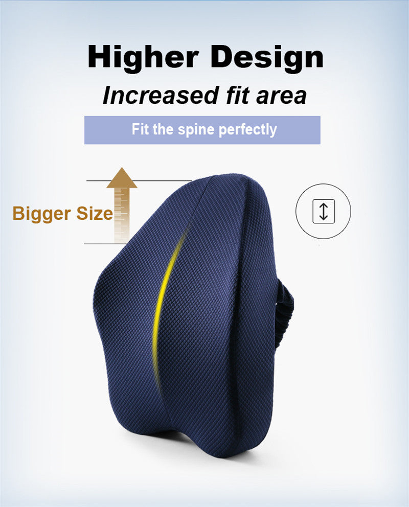 Office Chair Memory Foam Cushion Pillow Set | Stonrfield