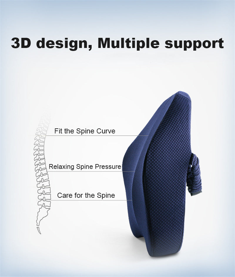 Office Chair Memory Foam Cushion Pillow Set | Stonrfield