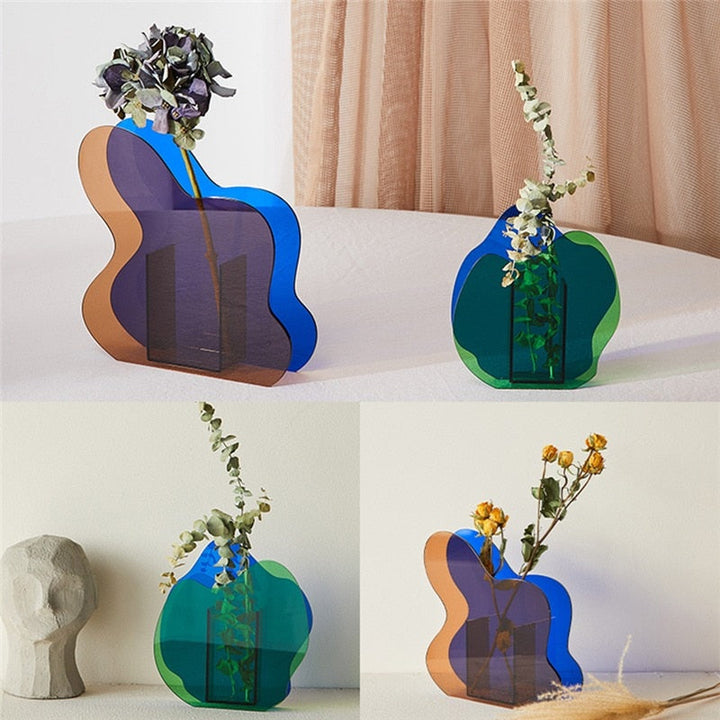 Nordic Modern Geometric Rainbow Vase | Stornfield
