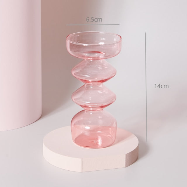 Modern Glass Trinket Dish - Baby Pink | Stornfield
