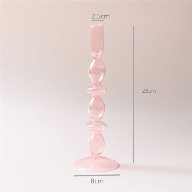 Modern Glass Trinket Dish - Baby Pink | Stornfield