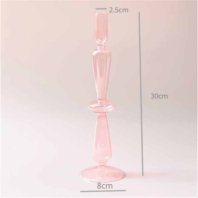 Modern Glass Trinket Dish - Baby Pink | Stornfield