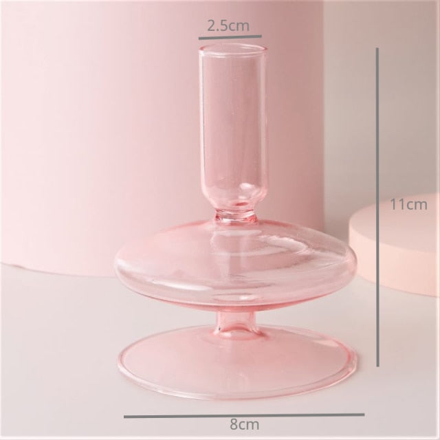 Modern Glass Trinket Dish - Baby Pink | Stornfield