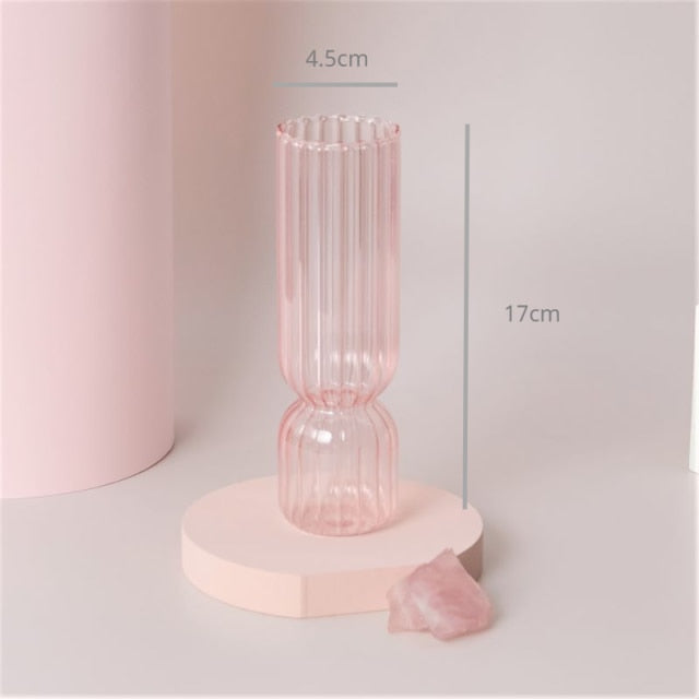Modern Glass Trinket Dish - Baby Pink | Stornfield