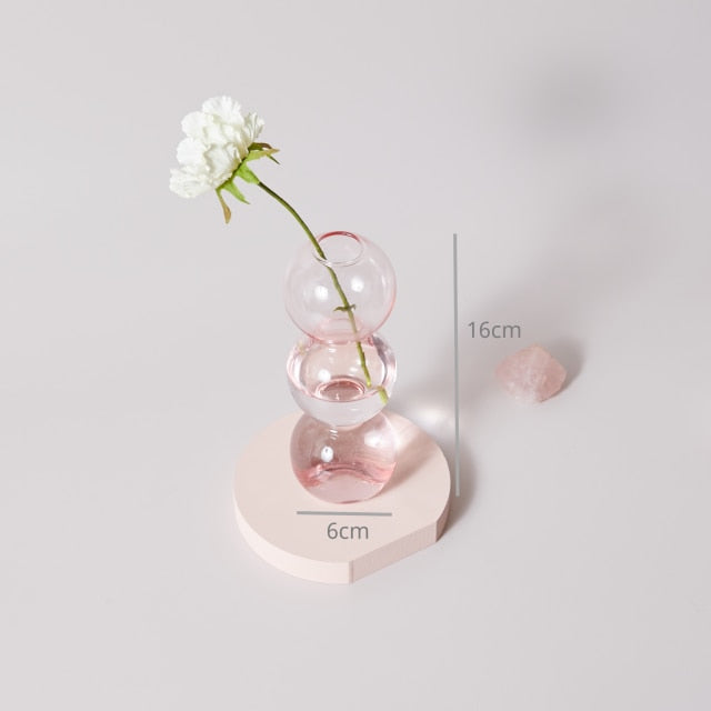 Modern Glass Trinket Dish - Baby Pink | Stornfield