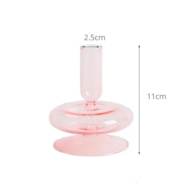 Modern Glass Trinket Dish - Baby Pink | Stornfield