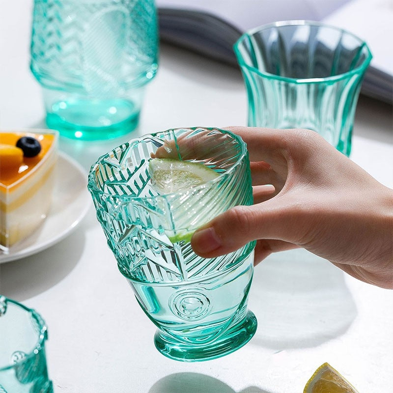 Stornfield | Ensemble de Verres en Verre Coloré en Forme de Poisson Koi - Vente