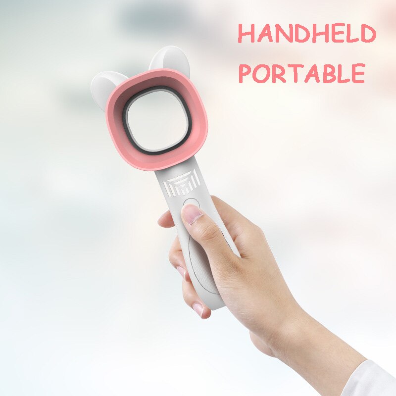 Modern Rechargeable Mini Cat Bladeless Fan | Stornfield