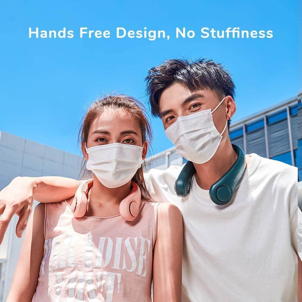 Stylish Mini Bladeless Travel Neck Fan | Stornfield