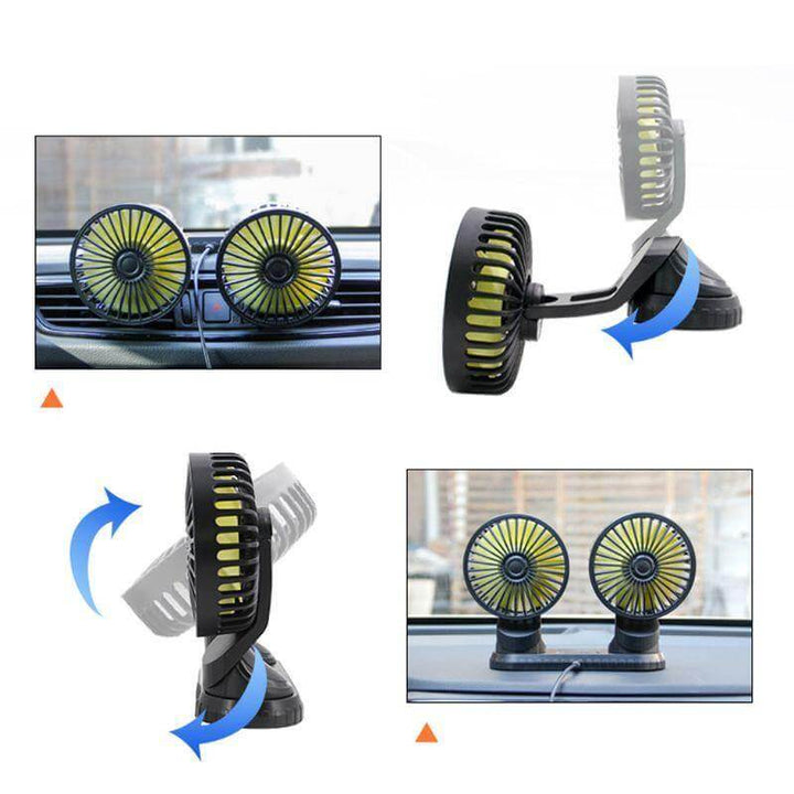 Universal Adjustable USB Dual Fan | Stornfield