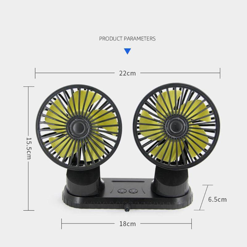 Universal Adjustable USB Dual Fan | Stornfield