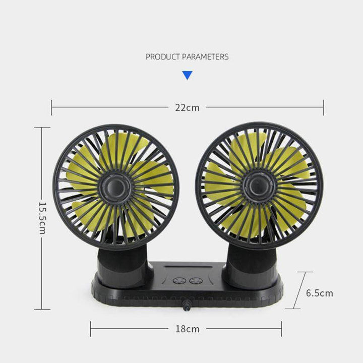 Universal Adjustable USB Dual Fan | Stornfield