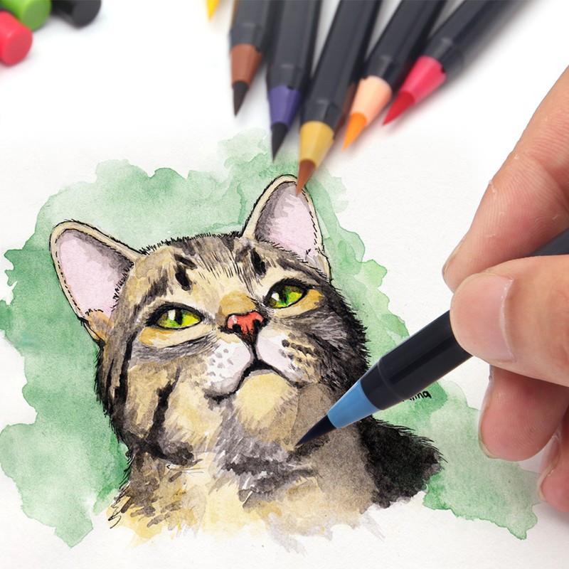 Monet - Watercolor Brush Pens (20 Piece Set) | Stornfield