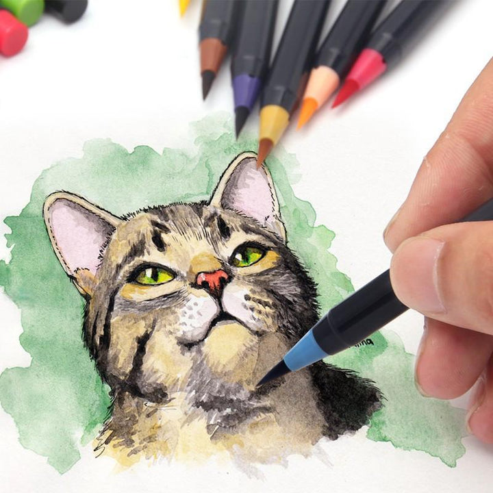 Monet - Watercolor Brush Pens (20 Piece Set) | Stornfield