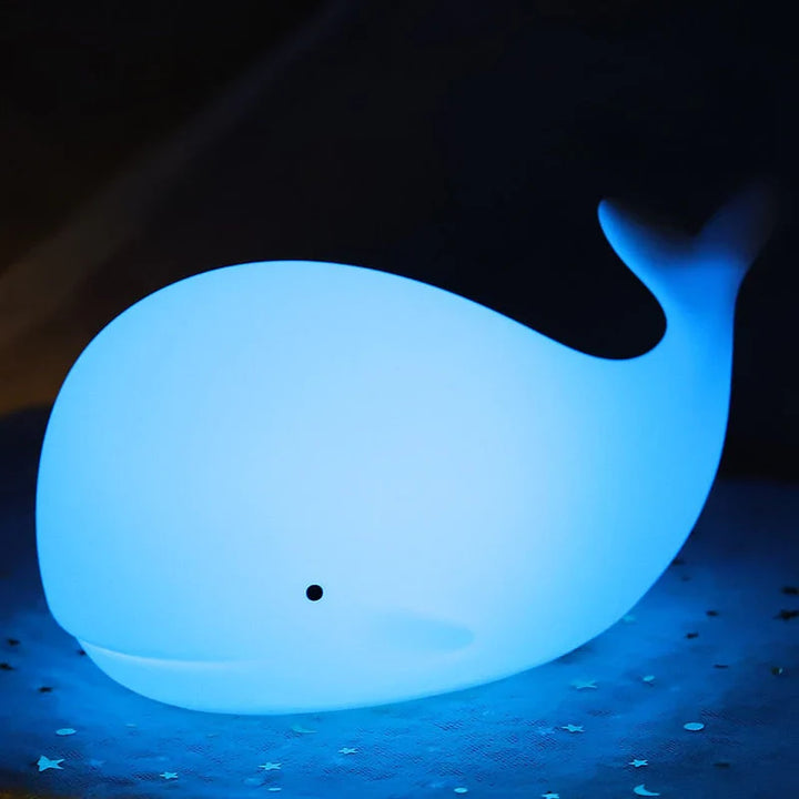 Cute Whale Night Light with Color Change - GlowWhale | Stornfield