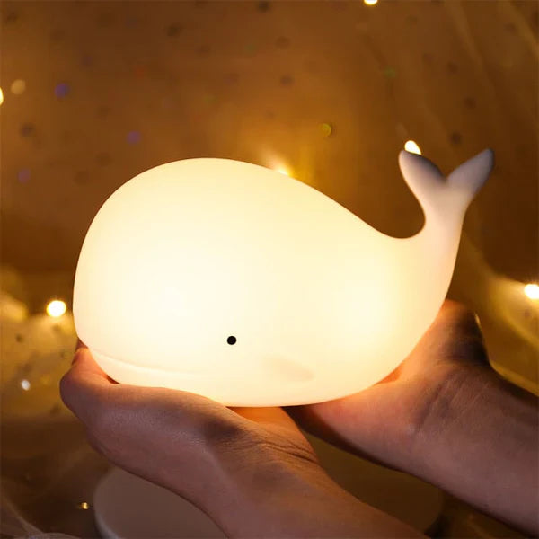 Cute Whale Night Light with Color Change - GlowWhale | Stornfield