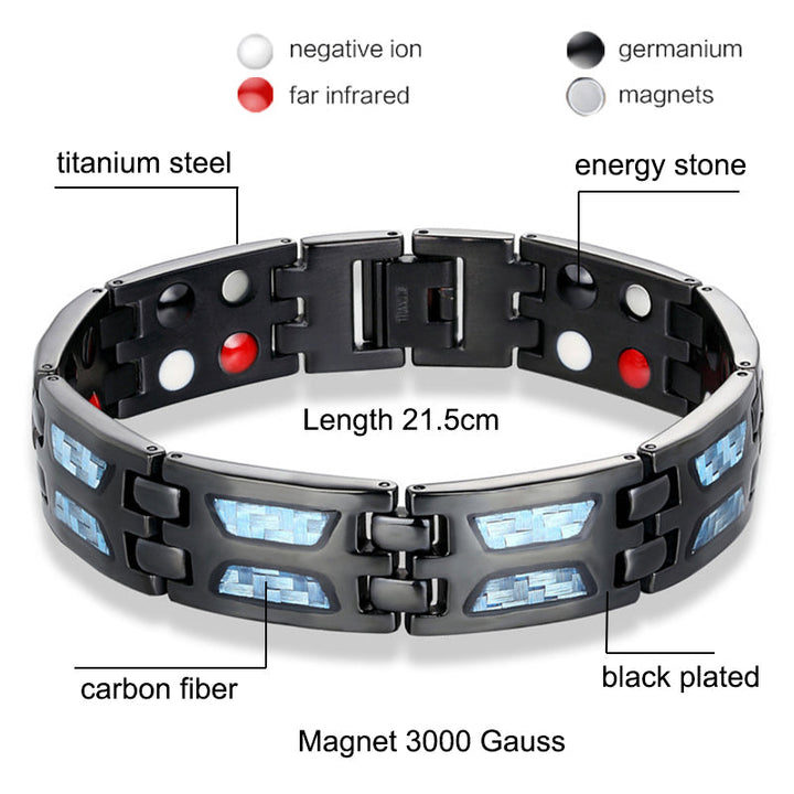 Titanium Magnetic Therapy Bracelet | Stornfield