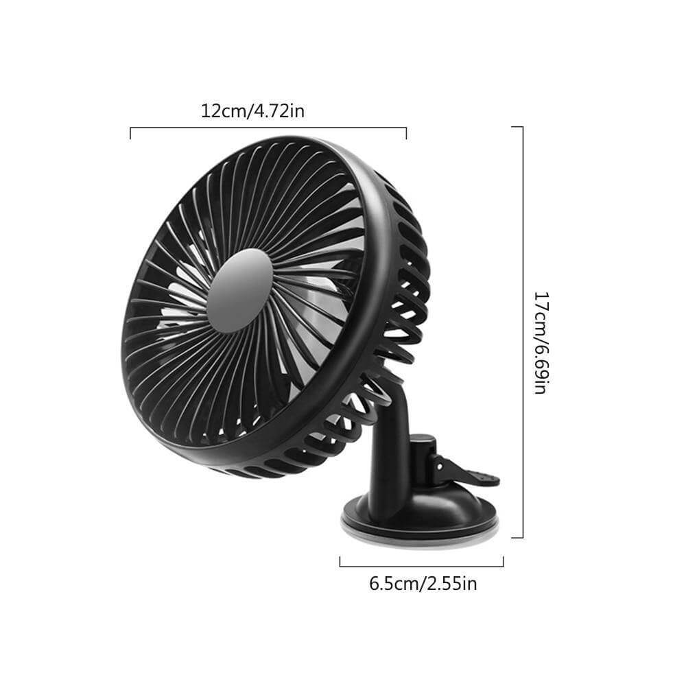 Adjustable Wind Cooling Car Fan | Stornfield