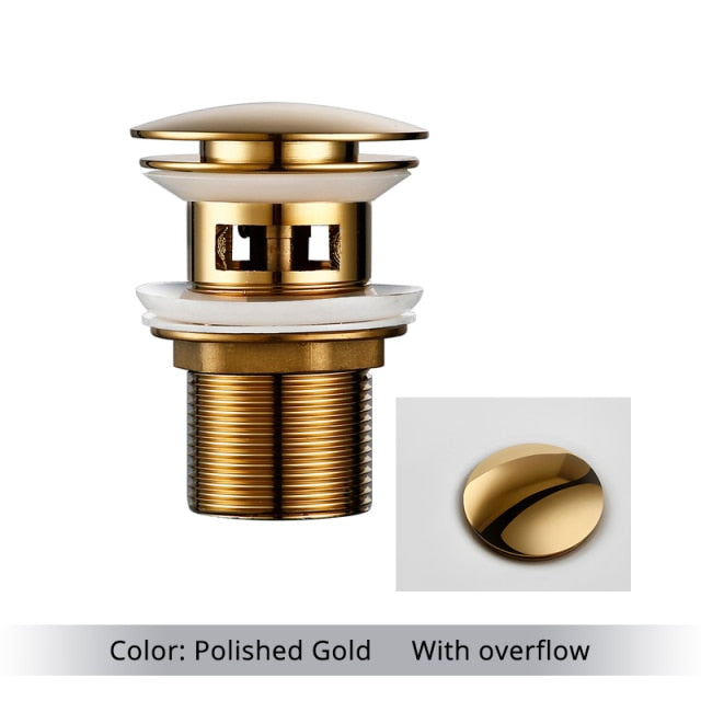 Stornfield | Polished Brass Basin Wastes