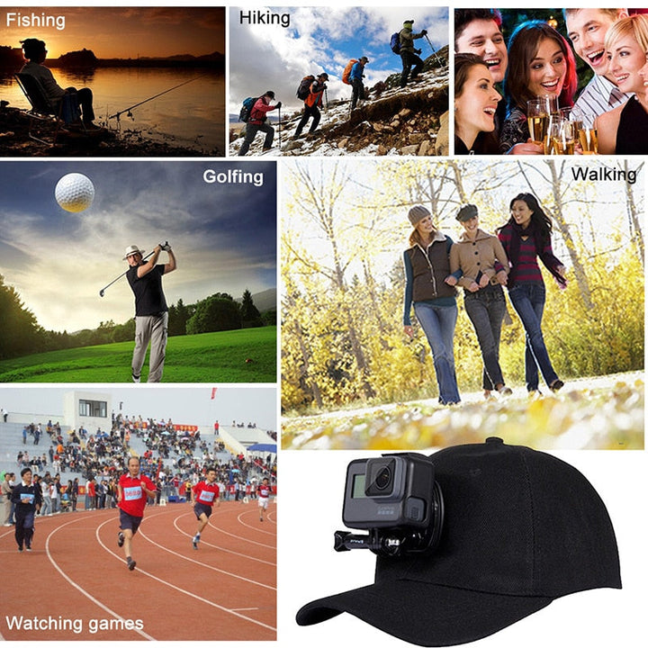 Adjustable Action Camera Hat | Stornfield