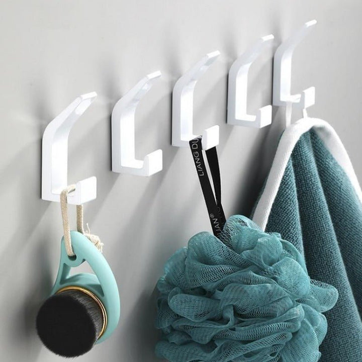 Stornfield | Aviro Aluminum Wall Hooks Black/White - Modern Decorative Coat Hooks