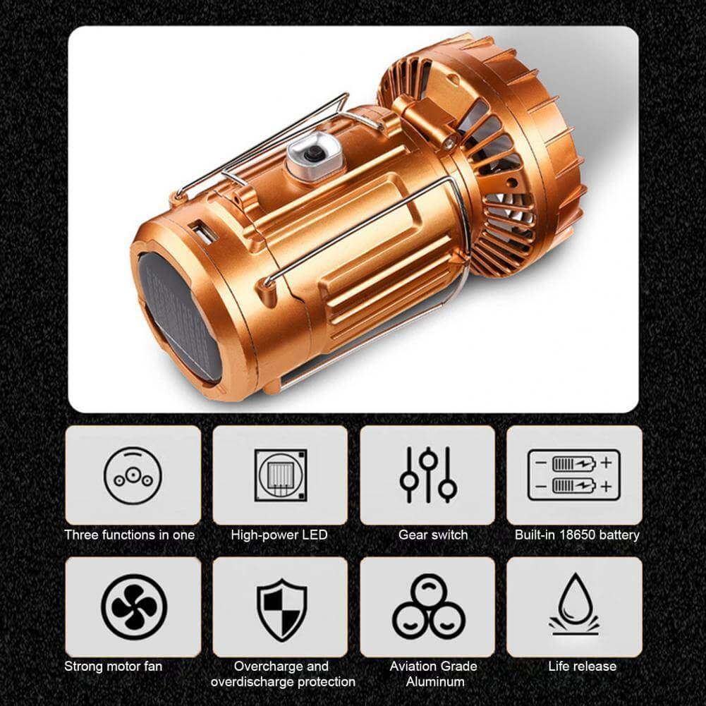 Multifunctional Waterproof Camping Power Bank Light | Stornfield