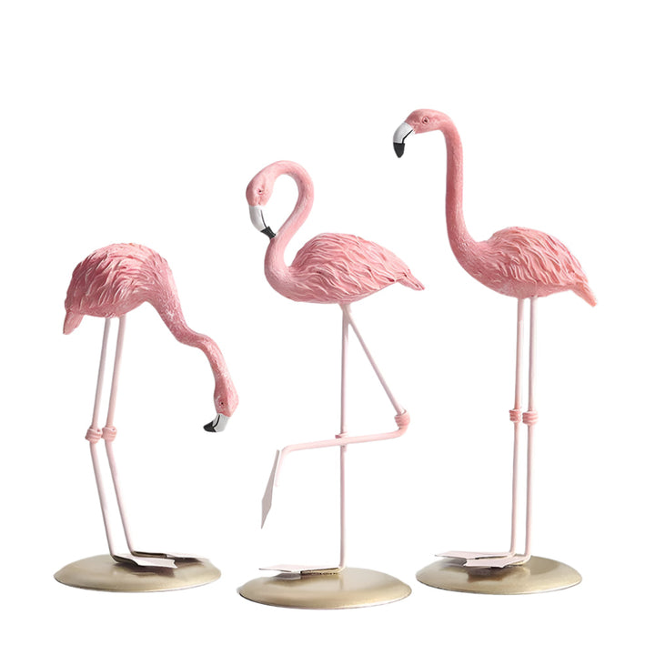 FlamingoGrace Calm Elegant Flamingo Statue Port Stornfield