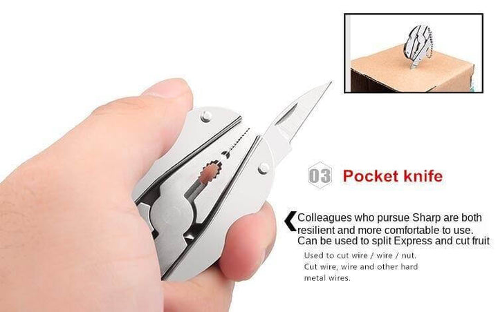6in1 Foldable Travel Camping Keychain Tool Kit | Stornfield