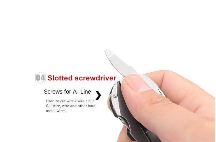 6in1 Foldable Travel Camping Keychain Tool Kit | Stornfield