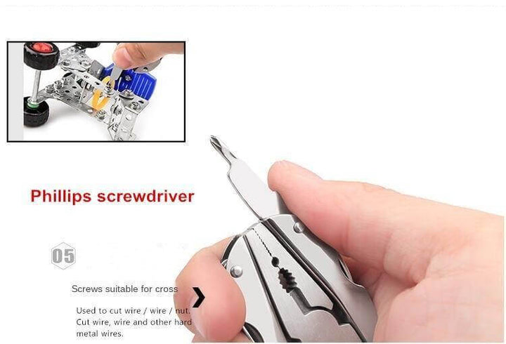 6in1 Foldable Travel Camping Keychain Tool Kit | Stornfield